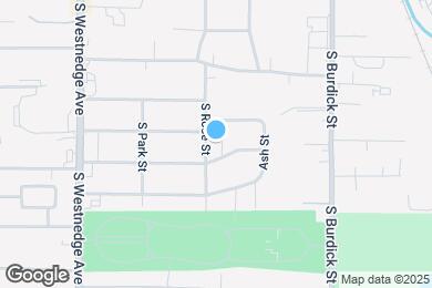 Map image of the property - 3723 S Rose St