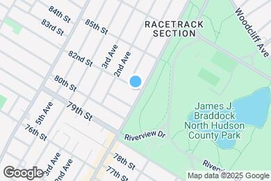 Map image of the property - 8133 Bergenline Ave