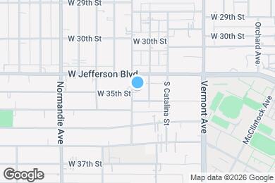 Map image of the property - 3428 S Budlong Ave