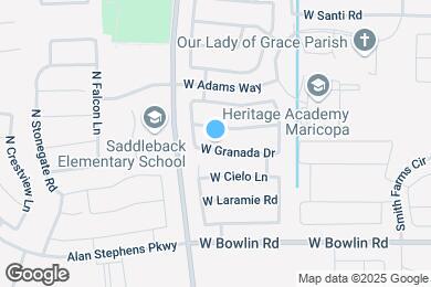 Map image of the property - 41378 W Granada Dr
