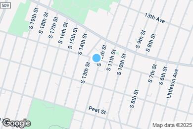 Map image of the property - 427 S 12th St