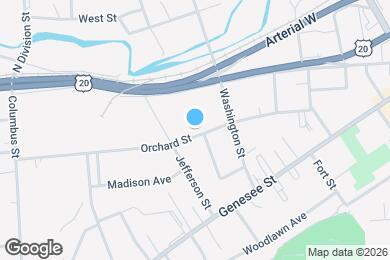 Map image of the property - 43 Orchard St