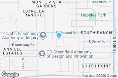 Map image of the property - 1219 E Glass Ln