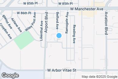 Map image of the property - 8820 Belford Ave