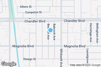 Map image of the property - 5258 Beeman Ave