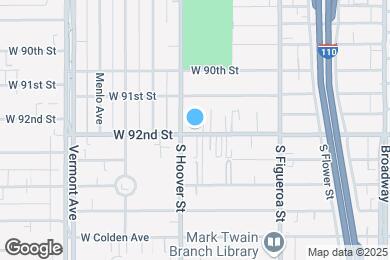 Map image of the property - 649 W 92nd St