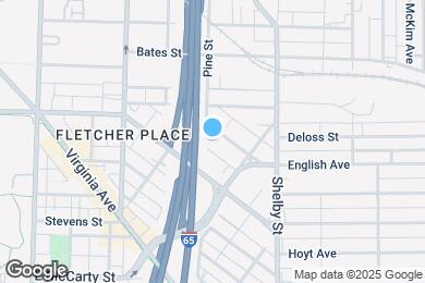 Map image of the property - 933 English Ave