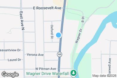 Map image of the property - 933 Capital Ave NE