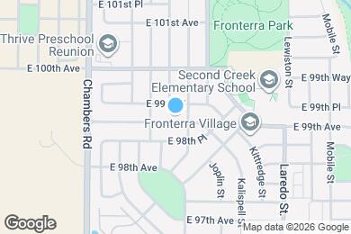 Map image of the property - 15645 E 99th Ave