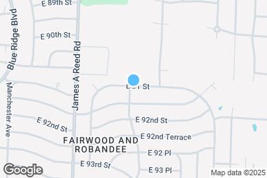 Map image of the property - 8501 E 91 St