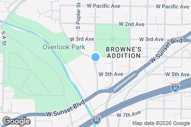 Map image of the property - 411 S Coeur Dalene St