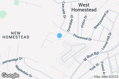Map image of the property - 1419 Overdale Dr