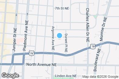 Map image of the property - 323 4th St NE
