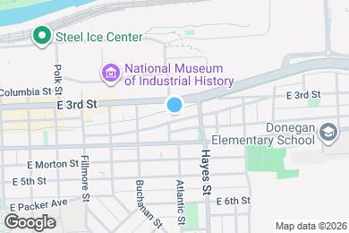 Map image of the property - 805 Evans St