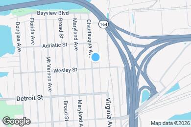 Map image of the property - 247 Chautauqua Ave