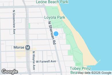 Map image of the property - 1161 W Lunt Ave