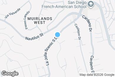 Map image of the property - 6401 La Jolla Scenic Dr S