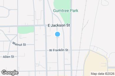 Map image of the property - 438 N Broadway St