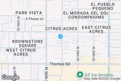Map image of the property - 3022 N 37th St