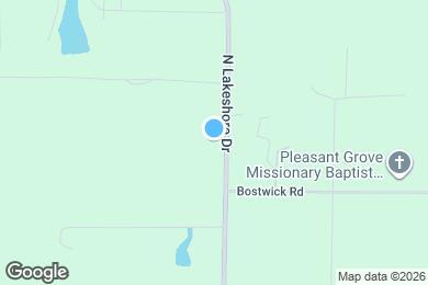 Map image of the property - 7967 N Lakeshore Dr