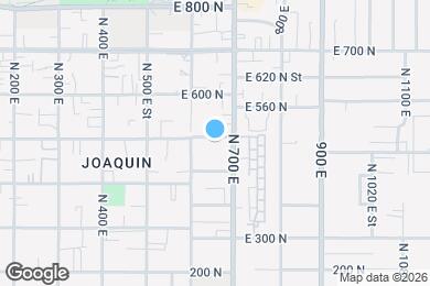 Map image of the property - 654 E 500 N