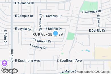 Map image of the property - 1207 E Loyola Dr