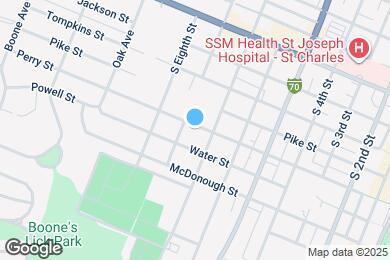 Map image of the property - 617 Perry St