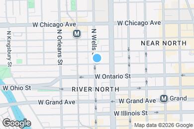 Map image of the property - 189 W Erie St