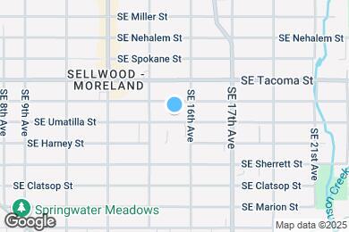 Map image of the property - 1553 SE Umatilla St