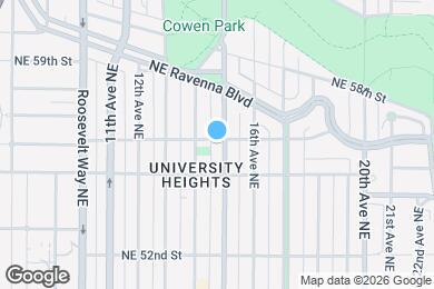 Map image of the property - 5527 15th Ave NE