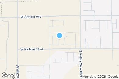 Map image of the property - 9160 Sierra Point Court