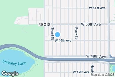 Map image of the property - 4249 W 49th Ave
