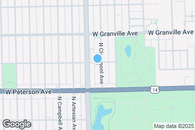 Map image of the property - 2343 W Glenlake Ave