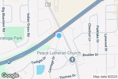 Map image of the property - 303 Carriage Dr