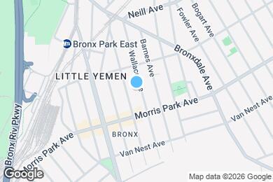 Map image of the property - 1837 Wallace Ave