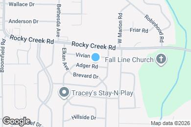 Map image of the property - 2423 Adger Rd