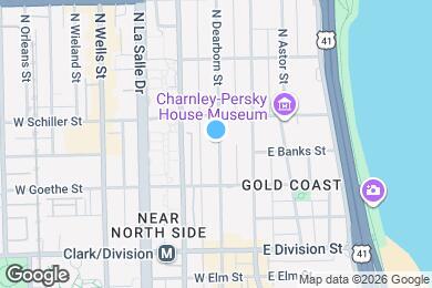Map image of the property - 1358 N Dearborn St