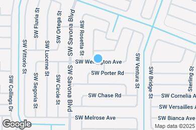 Map image of the property - 1282 SW Wellington Ave
