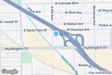 Map image of the property - Furnished Studio-Los Angeles - Monrovia
