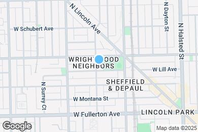 Map image of the property - 2541 N Seminary Ave