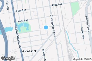 Map image of the property - 1612 Jackson Ave