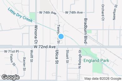 Map image of the property - 7240 Tennyson St