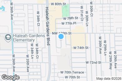 Map image of the property - 10554 W 33rd Way