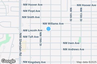 Map image of the property - 1804 NW Lincoln Ave
