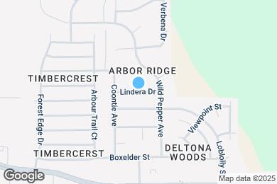 Map image of the property - 15223 Lindera Dr
