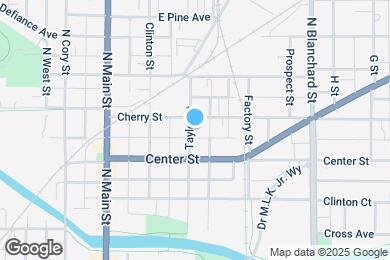 Map image of the property - 317 Taylor St