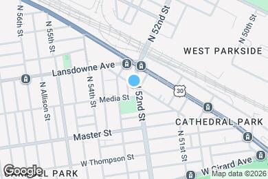 Map image of the property - 1470 N 52nd St