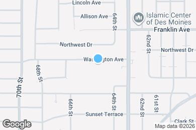 Map image of the property - 6452 Washington Ave