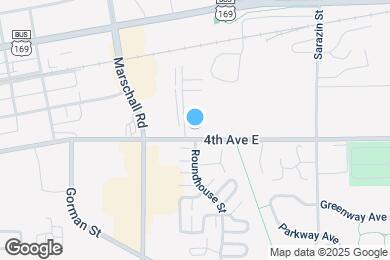 Map image of the property - 1503 4th Ave E