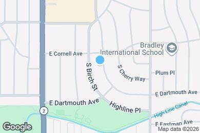 Map image of the property - 3035 S Clermont Dr